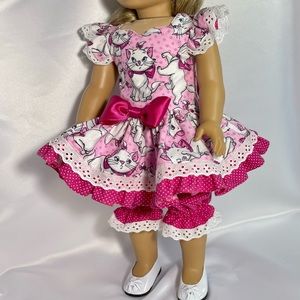 18” custom homemade doll dress